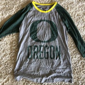 University of Oregon Nike baseball tee!